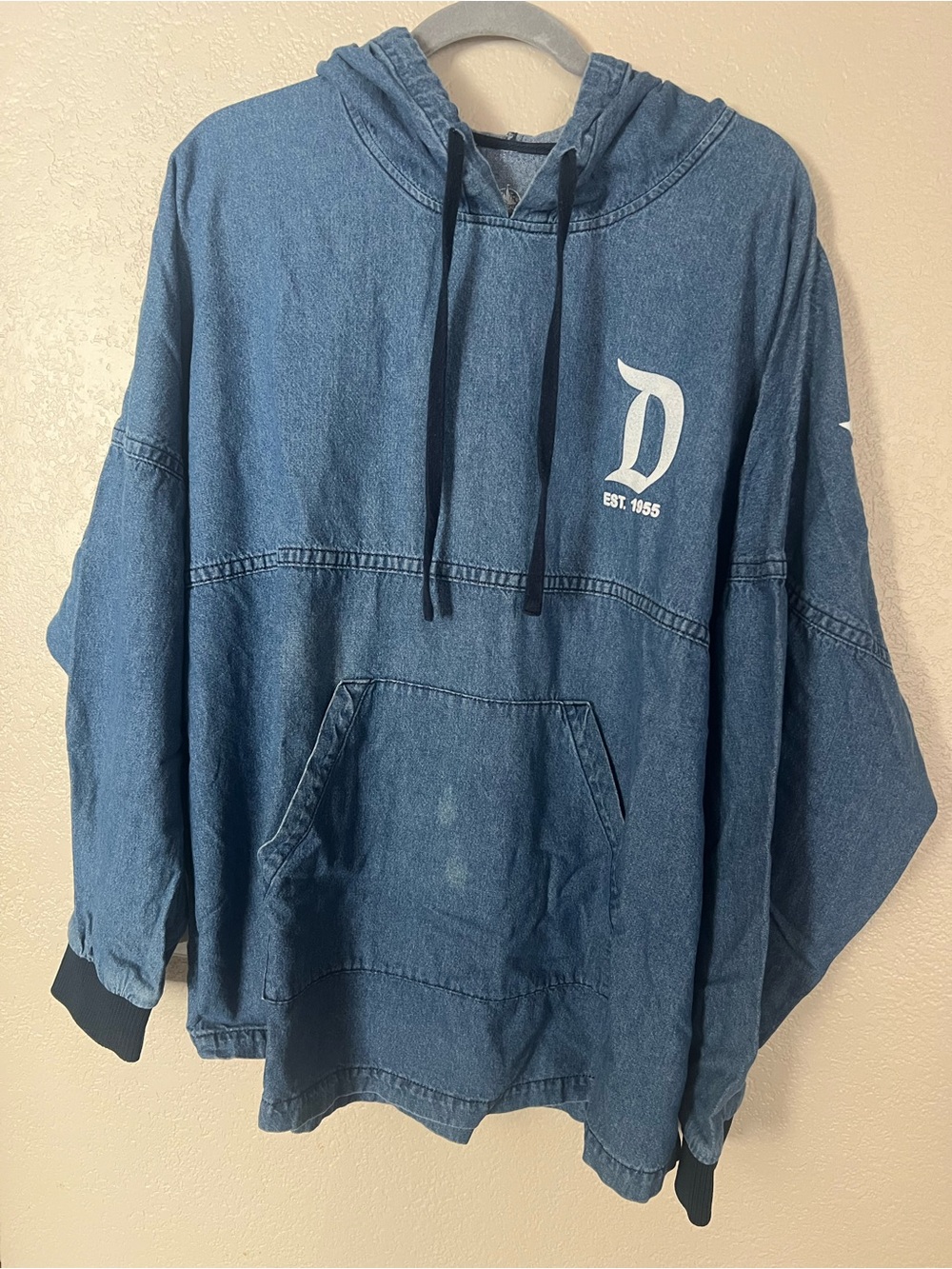 Disneyland Denim Spirit Jersey hoodie